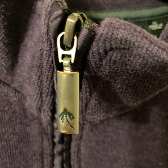 Mens Purple Orvis 1/2 Zip Pullover Cotton Sweater Size XL - Picture 2 of 3